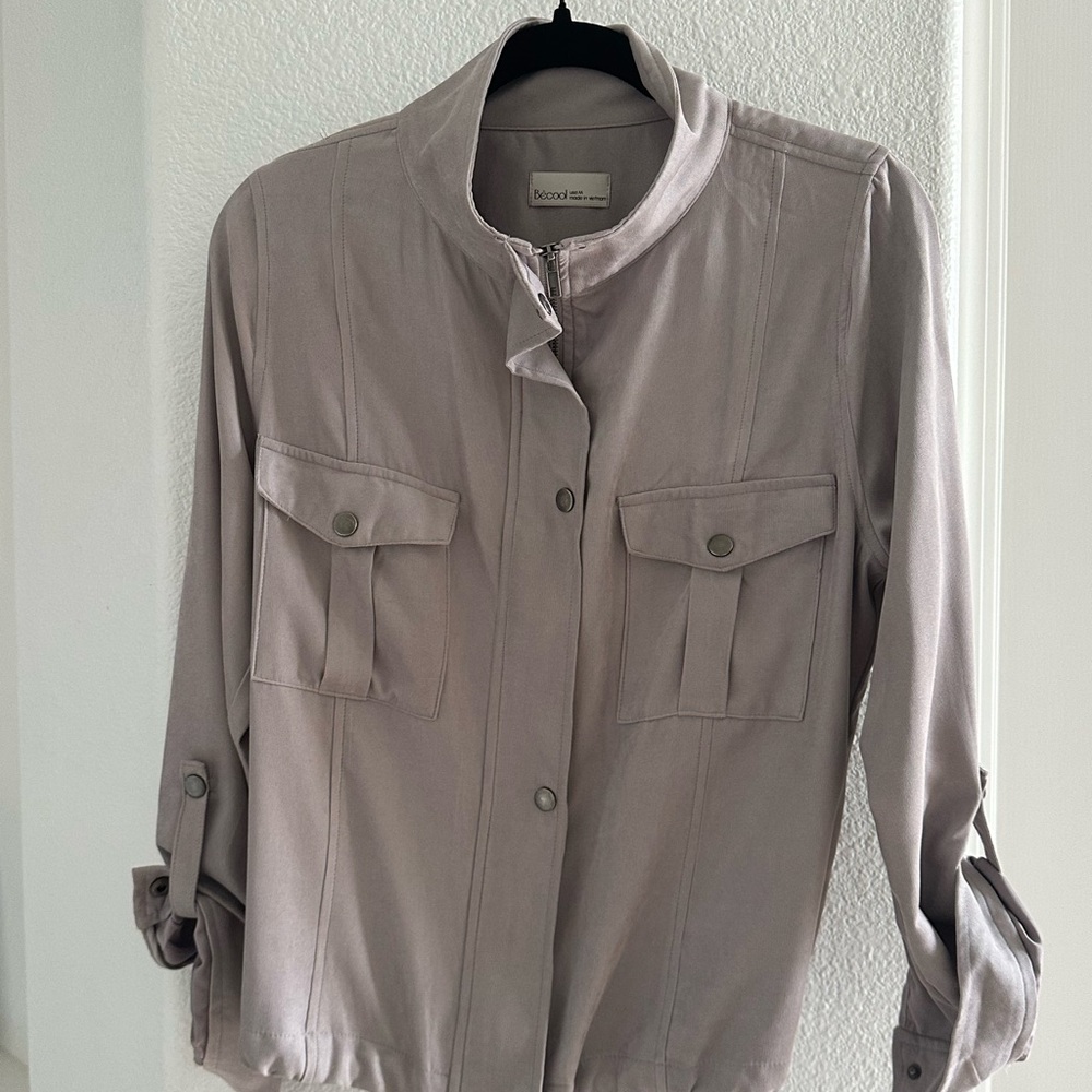 Becool Lavender Utility Jacket